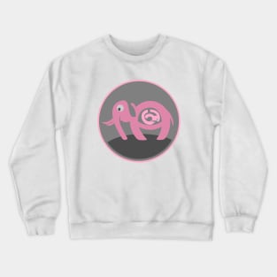 Pregnant Elephant Crewneck Sweatshirt